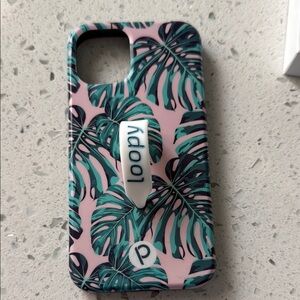Loopy Case Tropical Pink and Green iPhone Case